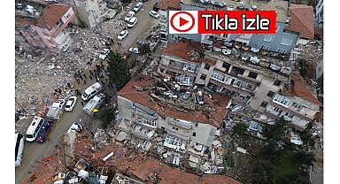 Hatay'da yaşanan 6.4'lük depremin ardından ilk görüntüler