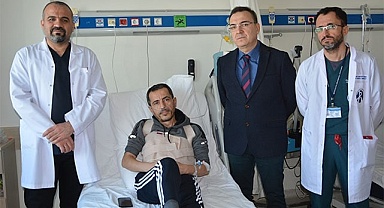 Hatay’dan gelen ilk depremzedenin PAÜ'de tedavisine başlandı