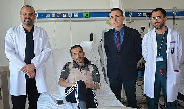 Hatay’dan gelen ilk depremzedenin PAÜ'de tedavisine başlandı