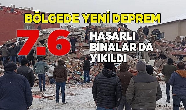Kahramanmaraş’ta ikinci deprem: Büyüklüğü 7.6