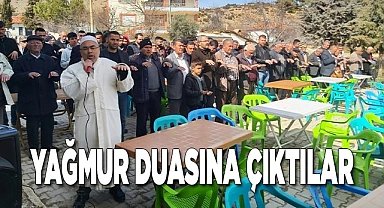 Kış kurak geçince yağmur duasına çıktılar