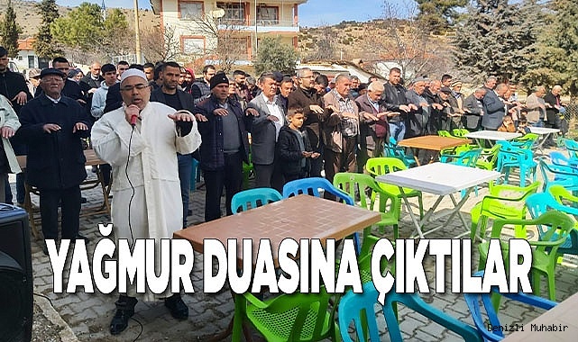 Kış kurak geçince yağmur duasına çıktılar