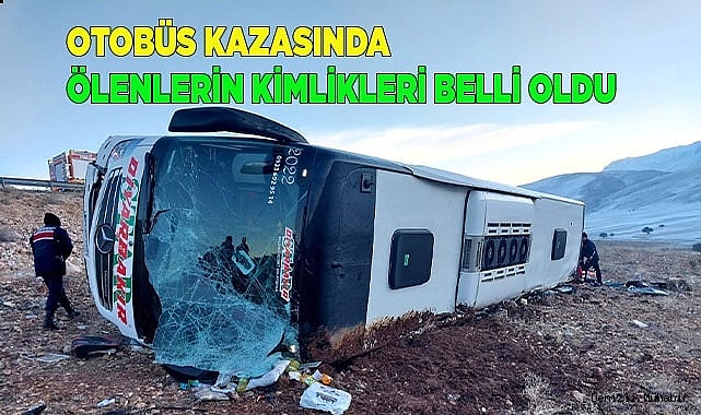 Otobüs kazasında ölenlerin biri Denizlili
