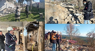 PAMUKKALE DENETİM EKİBİ DEPREM BÖLGESİNDE GÖREV YAPIYOR