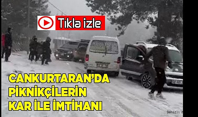 Piknikçiler zor anlar yaşadı