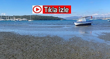Seferihisar’da deniz 25 metre çekildi