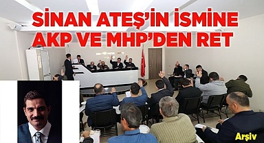 Sinan Ateş’in ismine AKP ve MHP’den ret