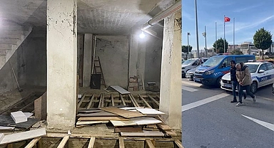 Zeminden kaçak kat inen şahıs yakalandı, ifadesi şaşırttı