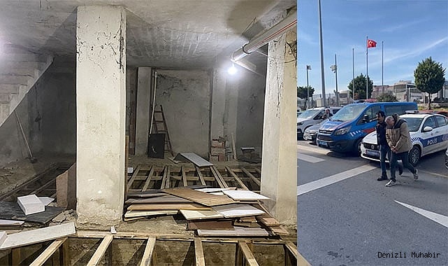 Zeminden kaçak kat inen şahıs yakalandı, ifadesi şaşırttı