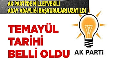 Ak Parti'de Milletvekili Aday Adaylığı Başvuruları Uzatıldı
