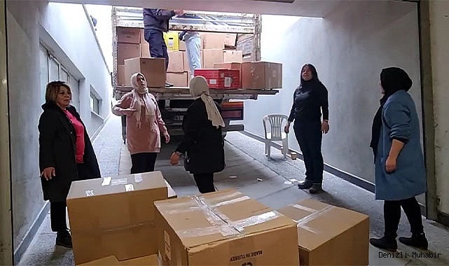 AK Partili kadınlardan depremzedelere anlamlı destek