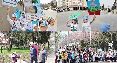 Anaokulu öğrencileri suyun önemine dikkat çekti