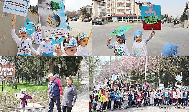 Anaokulu öğrencileri suyun önemine dikkat çekti