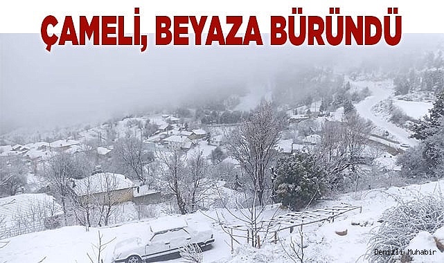 Çameli, beyaza büründü