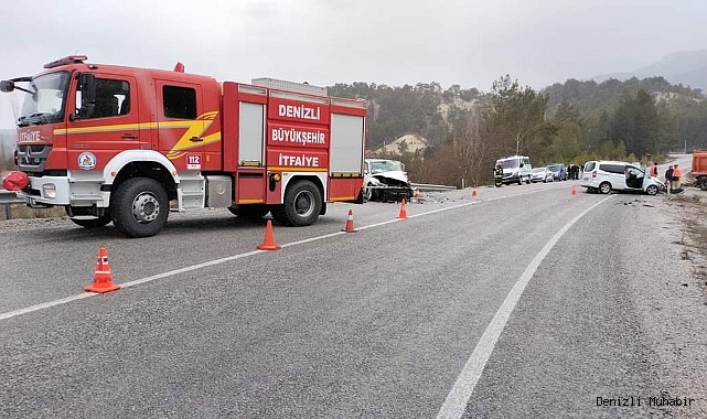 Çameli’de feci kaza! 1 ölü 4 yaralı