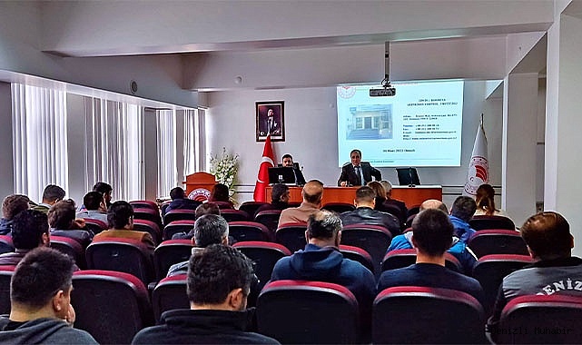 Denizli’de bulaşıcı hastalıklarla mücadele konusunda eğitim yapıldı