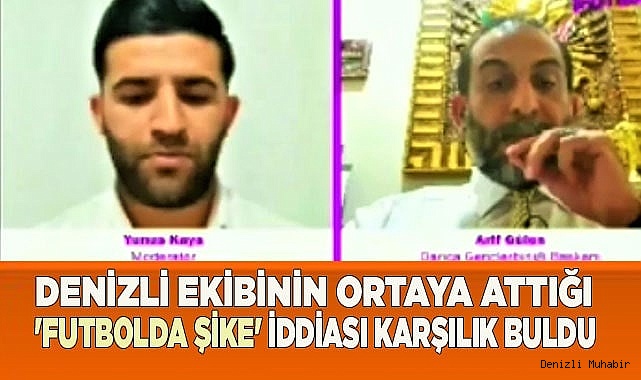 Denizli ekibinin ortaya attığı 'futbolda şike' iddiası karşılık buldu