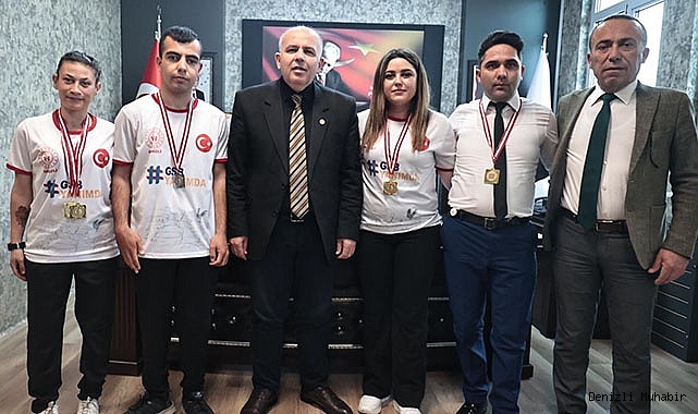 DENİZLİLİ SPORCULAR 3 ALTINLA DÖNDÜ