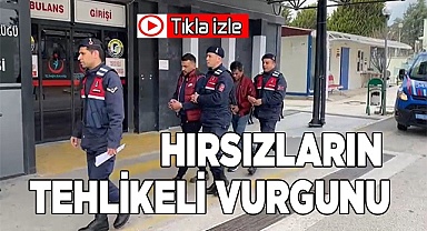 Hırsızların tehlikeli vurgunu
