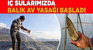 İç Sularımızda Balık Av Yasağı Başladı
