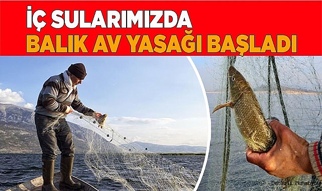 İç Sularımızda Balık Av Yasağı Başladı