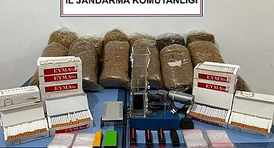 Jandarmadan kaçak tütün operasyonu