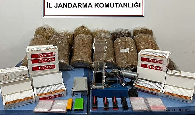 Jandarmadan kaçak tütün operasyonu