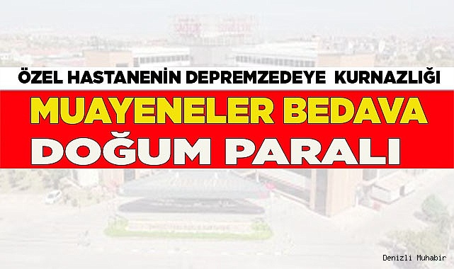 Özel hastane doğuma iki gün kala depremzededen para aldı