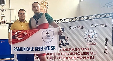PAMUKKALELİ HALTERCİ TÜRKİYE ŞAMPİYONU