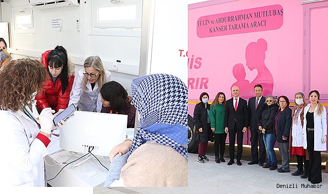 Sarayköy’de Mobil Kanser Tarama Tırı, önemli çalışmaya imza attı
