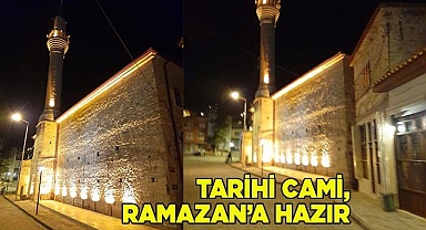 Tarihi Çarşı Cami  Ramazan'a hazır