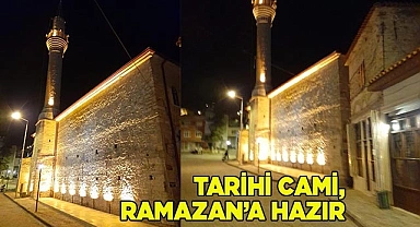 Tarihi Çarşı Cami  Ramazan'a hazır