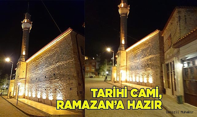 Tarihi Çarşı Cami  Ramazan'a hazır