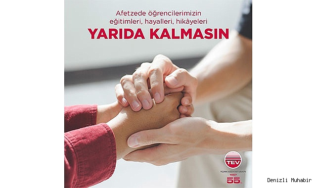 Türk Eğitim Vakfı , afetzede 1.000 yeni öğrenciye daha umut olacak