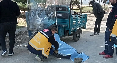 Yaşlı adamı ölüm sokakta yakaladı