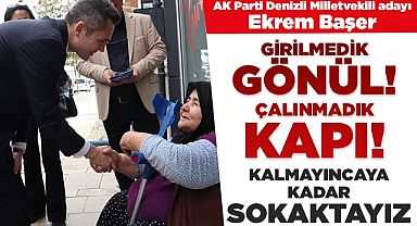 "Aziz milletimiz için gece gündüz demeden çalışmaya devam edeceğiz”