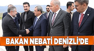 Bakan Nurettin Nebati Denizli'de
