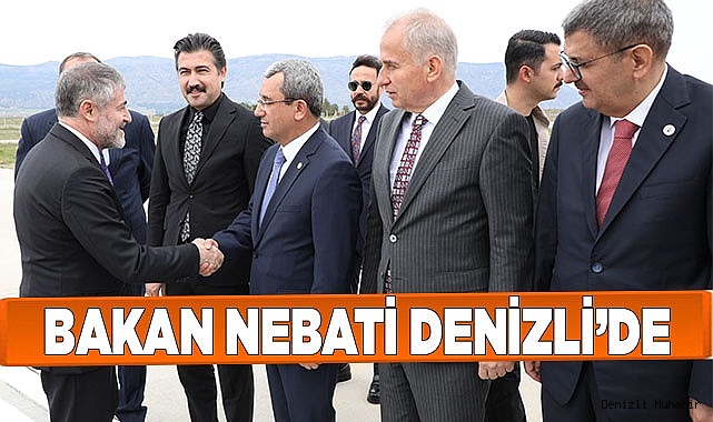 Bakan Nurettin Nebati Denizli'de