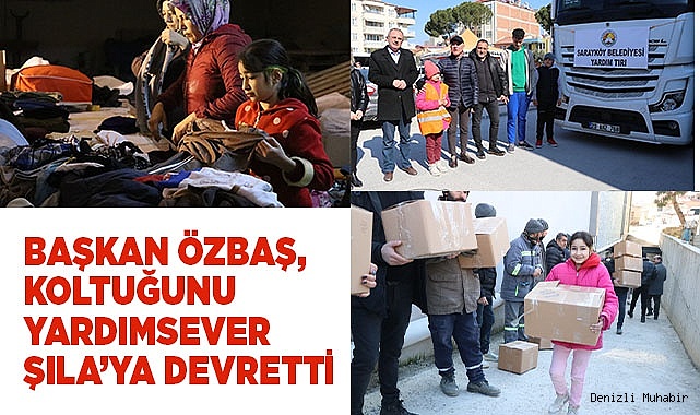 Başkan Özbaş, koltuğunu minik yardımsever Şıla’ya devretti