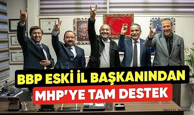 BBP Eski Başkanı Çiçek'ten MHP'ye açık destek