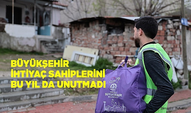 Büyükşehir ihtiyaç sahiplerini bu yıl da unutmadı