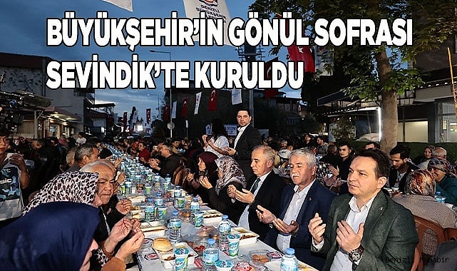 Büyükşehir’in gönül sofrası Sevindik’te kuruldu