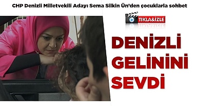 Denizli'nin gelininden çocuklara anne şevkati