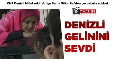 Denizli'nin gelininden çocuklara anne şevkati