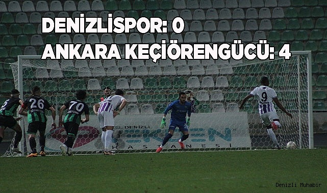 Denizlispor: 0 - Ankara Keçiörengücü: 4