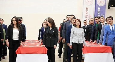 GENÇLİK SPORDA SÖZLEŞMELİLER YEMİN ETTİ