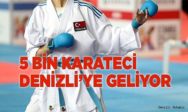 KARATE'DE DEV ORGANİZASYON DENİZLİ'DE