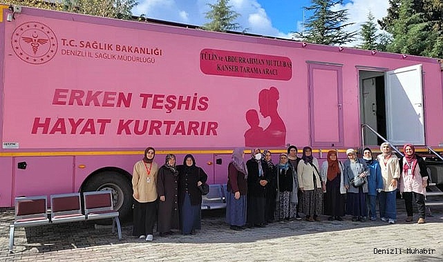 Mobil Kanser Tarama Tırı hayat kurtarmak için sahada