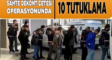 Sahte dekont çetesi operasyonunda 10 tutuklama