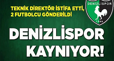 Teknik Direktör istifa etti, 2 futbolcu gönderildi 